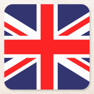 Porta-copo De Papel Quadrado Union Jack - Bandeira do Reino Unido