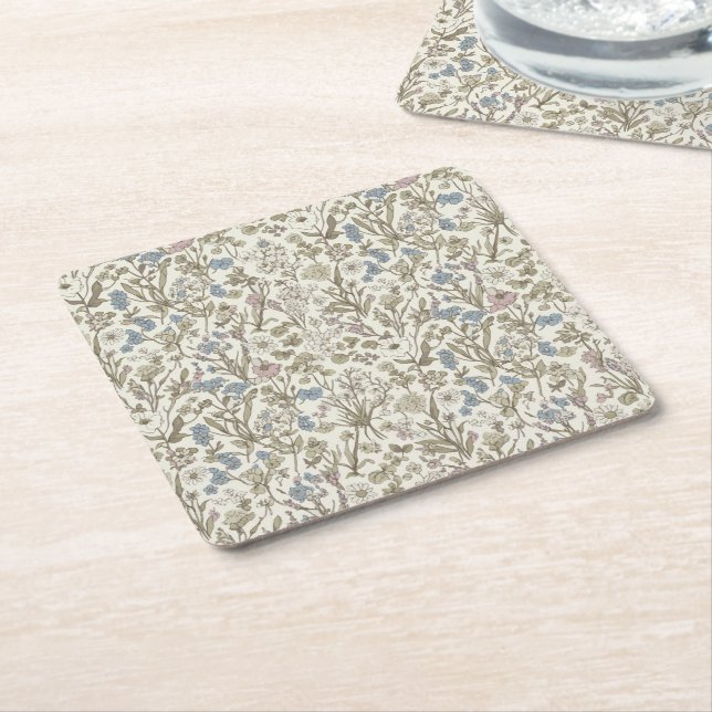 Porta-copo De Papel Quadrado Untamed Petals (Inclinado)