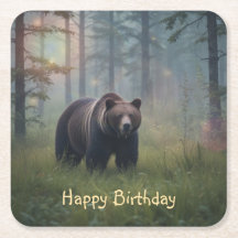 Urso Na Floresta Mágica