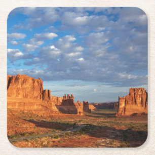 Porta-copo De Papel Quadrado Utah, Parque Nacional dos Arcos, formações rochosa
