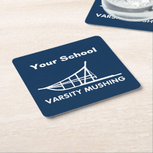 Porta-copo De Papel Quadrado Varsity Mushing