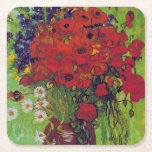 Porta-copo De Papel Quadrado Vase com Cornflower e Poppies, Van Gogh<br><div class="desc">Vincent Willem van Gogh (30 de março de 1853 - 29 de julho de 1890) foi um pintor holandês impressionista poste que se encontra entre as figuras mais famosas e influentes da história da arte ocidental. Em pouco mais de uma década, criou cerca de 2.100 trabalhos de arte, incluindo cerca...</div>