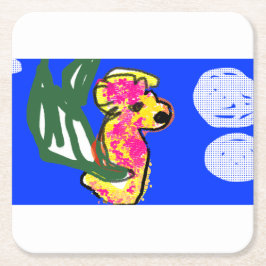 Porta-copo De Papel Quadrado Verão de 2000