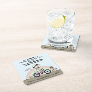 Porta-copo De Papel Quadrado Viagem é um presente