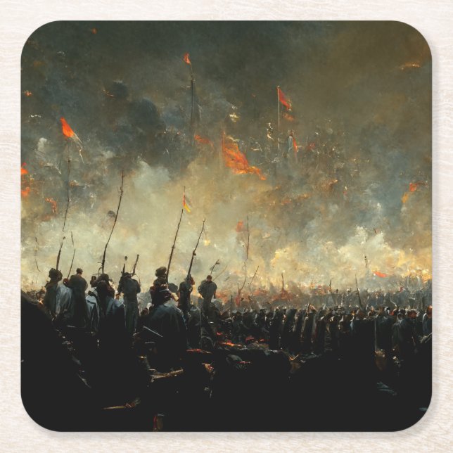 Porta-copo De Papel Quadrado Victory (Frente)