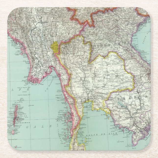 Porta-copo De Papel Quadrado Vietnam (Frente)