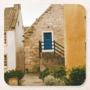 Porta-copo De Papel Quadrado Vila de Culross, Fife, Escócia