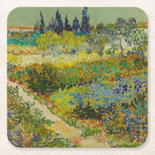 Porta-copo De Papel Quadrado Vincent Van Gogh Garden em Arles