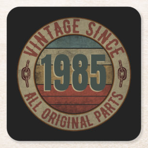 PORTA-COPO DE PAPEL QUADRADO VINTAGE DESDE 1985 TODAS AS PEÇAS ORIGINAIS.
