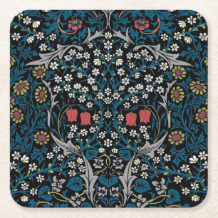 Porta-copo De Papel Quadrado Vintage Floral Pattern, William Morris