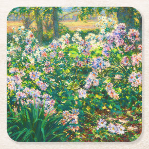 Porta-copo De Papel Quadrado Vintage Flores bonito Ilustração Windflower