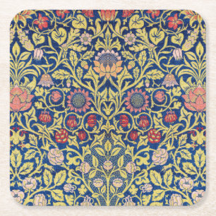 Porta-copo De Papel Quadrado Violet e Columbine, William Morris
