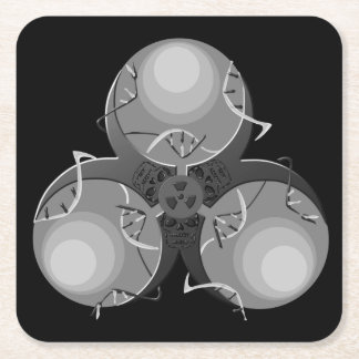 Porta-copo De Papel Quadrado Vírus da morte