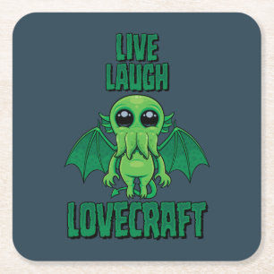 Porta-copo De Papel Quadrado Viva Ria Lovecraft Cthulhu Fofo