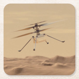 Porta-copo De Papel Quadrado Voo Mars Ingenuity Helicopter