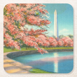 Porta-copo De Papel Quadrado Washington