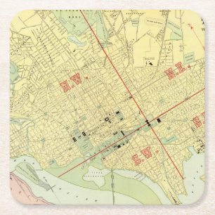 Porta-copo De Papel Quadrado Washington, C.C.