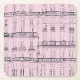 Porta-copo De Papel Quadrado Weekend a Paris