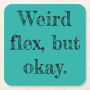 Porta-copo De Papel Quadrado Weird Flex