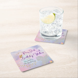 Porta-copo De Papel Quadrado Whimsic Fairy Girl