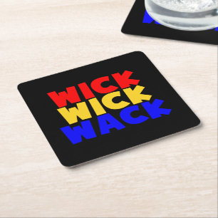 Porta-copo De Papel Quadrado Wick Wick Wack