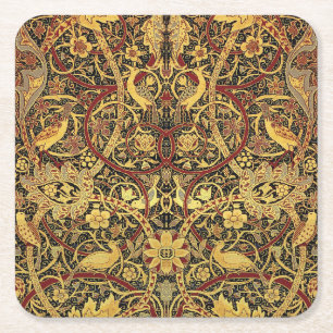Porta-copo De Papel Quadrado William Morris Bullerswood Faux Tapeçaria