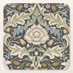 Porta-copo De Papel Quadrado William Morris Severn Floral Pattern Classic