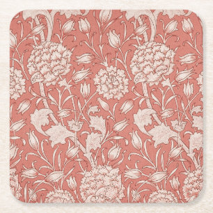 Porta-copo De Papel Quadrado William Morris Wild Tulip Clássico Design vitorian