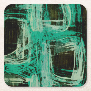 Porta-copo De Papel Quadrado Windows I do Aquamarine