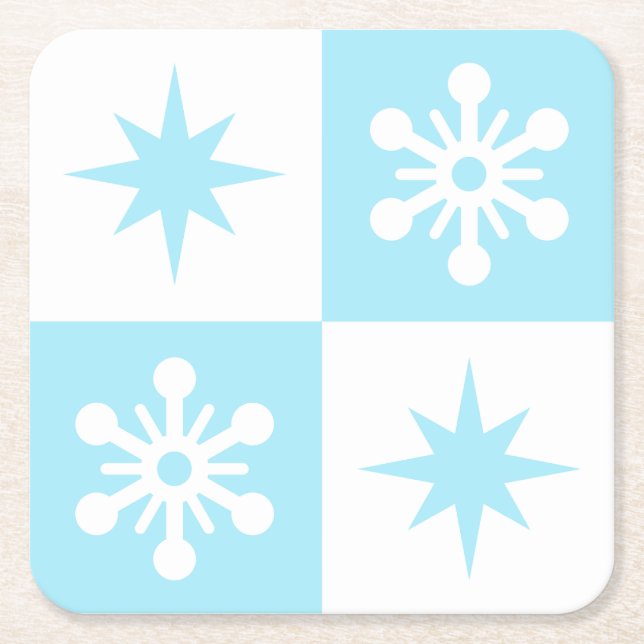 Porta-copo De Papel Quadrado Winter  (Frente)