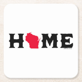 Porta-copo De Papel Quadrado Wisconsin Home