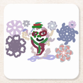 Porta-copo De Papel Quadrado Yeti winter rock