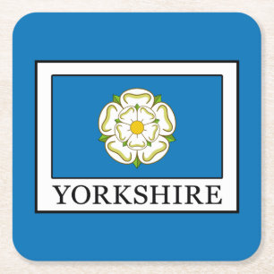 Porta-copo De Papel Quadrado Yorkshire County Inglaterra