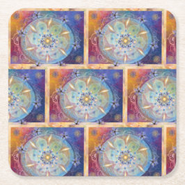 Porta-copo De Papel Quadrado Zauber - Untersetzer