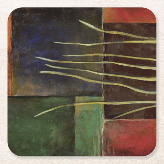 Porta-copo De Papel Quadrado Zen Garden I (Frente)