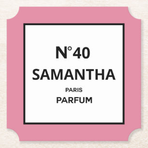 Porta-copo De Papel QUALQUER ANO de Aniversário do Designer de Perfume