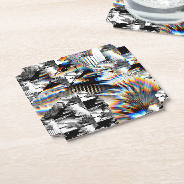 Porta-copo De Papel Rainbow Assault  Paper Coaster (Angular)