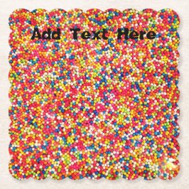 Porta-copo De Papel Rainbow Sprinkles