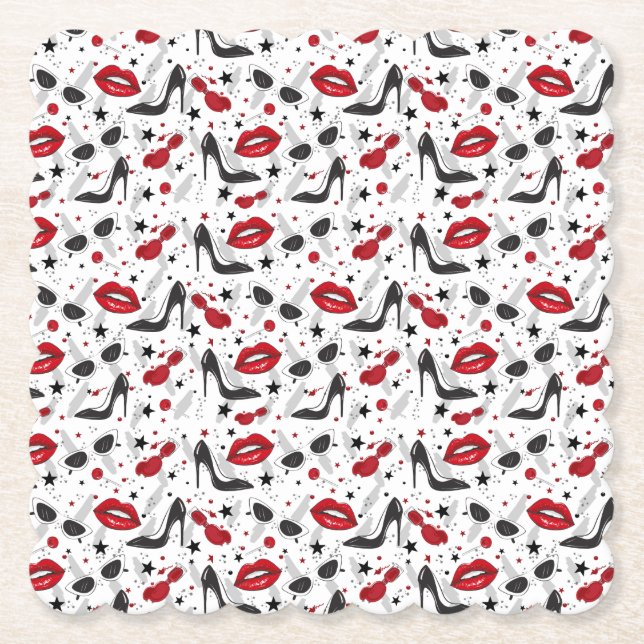 Porta-copo De Papel Rapariga do centro (Frente)