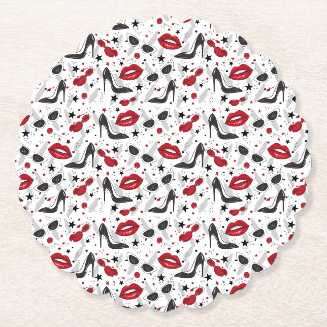 Porta-copo De Papel Rapariga do centro (Frente)