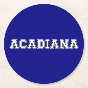 Porta-copo De Papel Redondo Acadiana