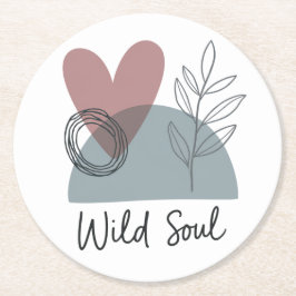 Porta-copo De Papel Redondo Alma Selvagem