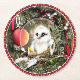 Porta-copo De Papel Redondo Baby Dove