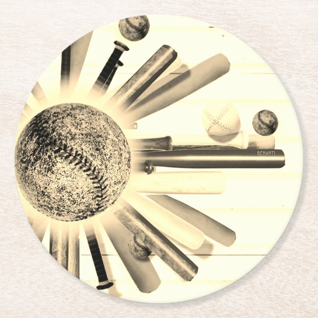 PORTA-COPO DE PAPEL REDONDO BATER NO DOMINGO! (Frente)