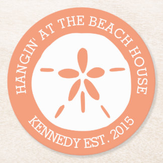 Porta-copo De Papel Redondo Beach House