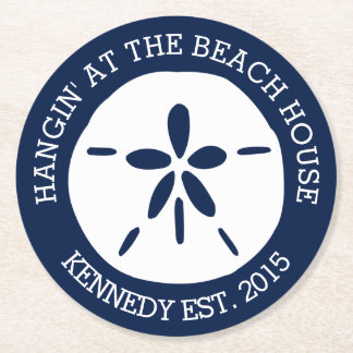 Porta-copo De Papel Redondo Beach House