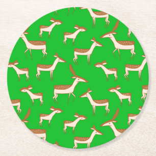 Porta-copo De Papel Redondo Beijo e família lindos