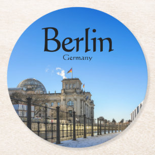 Porta-copo De Papel Redondo Berlin Souvenir