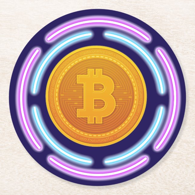 PORTA-COPO DE PAPEL REDONDO BITCOLA (Frente)