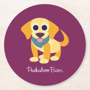 Porta-copo De Papel Redondo BO o cão